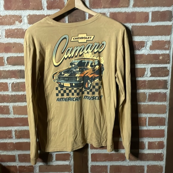 Chevy Camaro American Muscle Men’s L Long Sleeve T Shirt - Picture 3 of 4